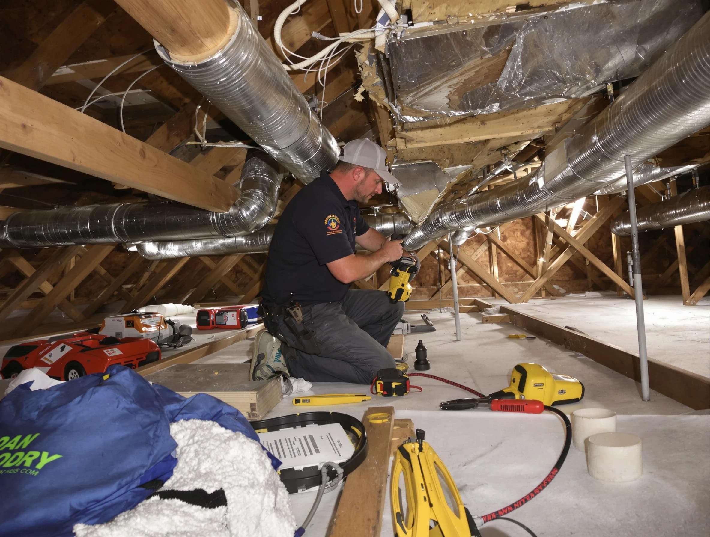 Professional air duct repair by Newton Air Duct Cleaning in Newton
