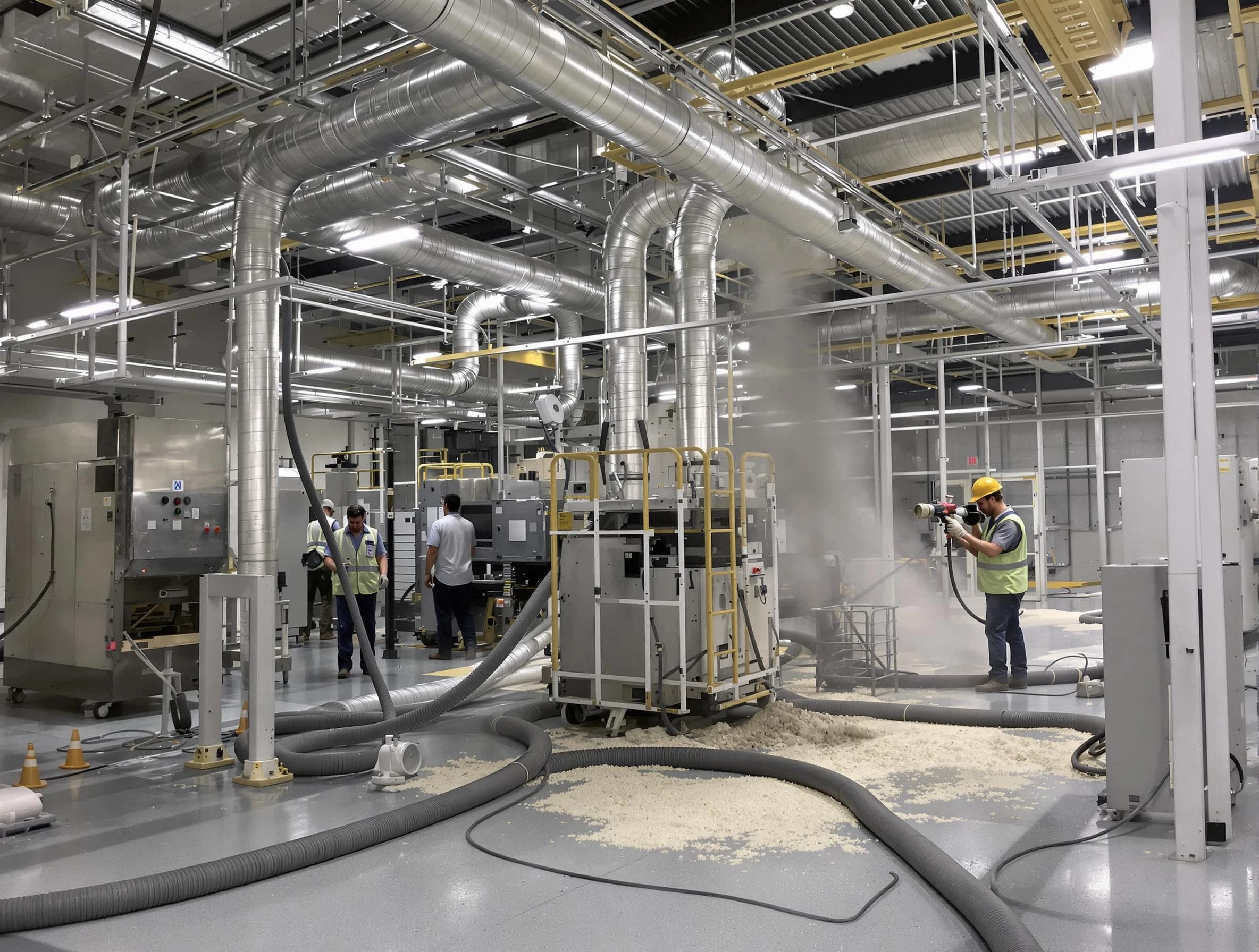 Heavy-duty industrial duct cleaning by Newton Air Duct Cleaning in Newton