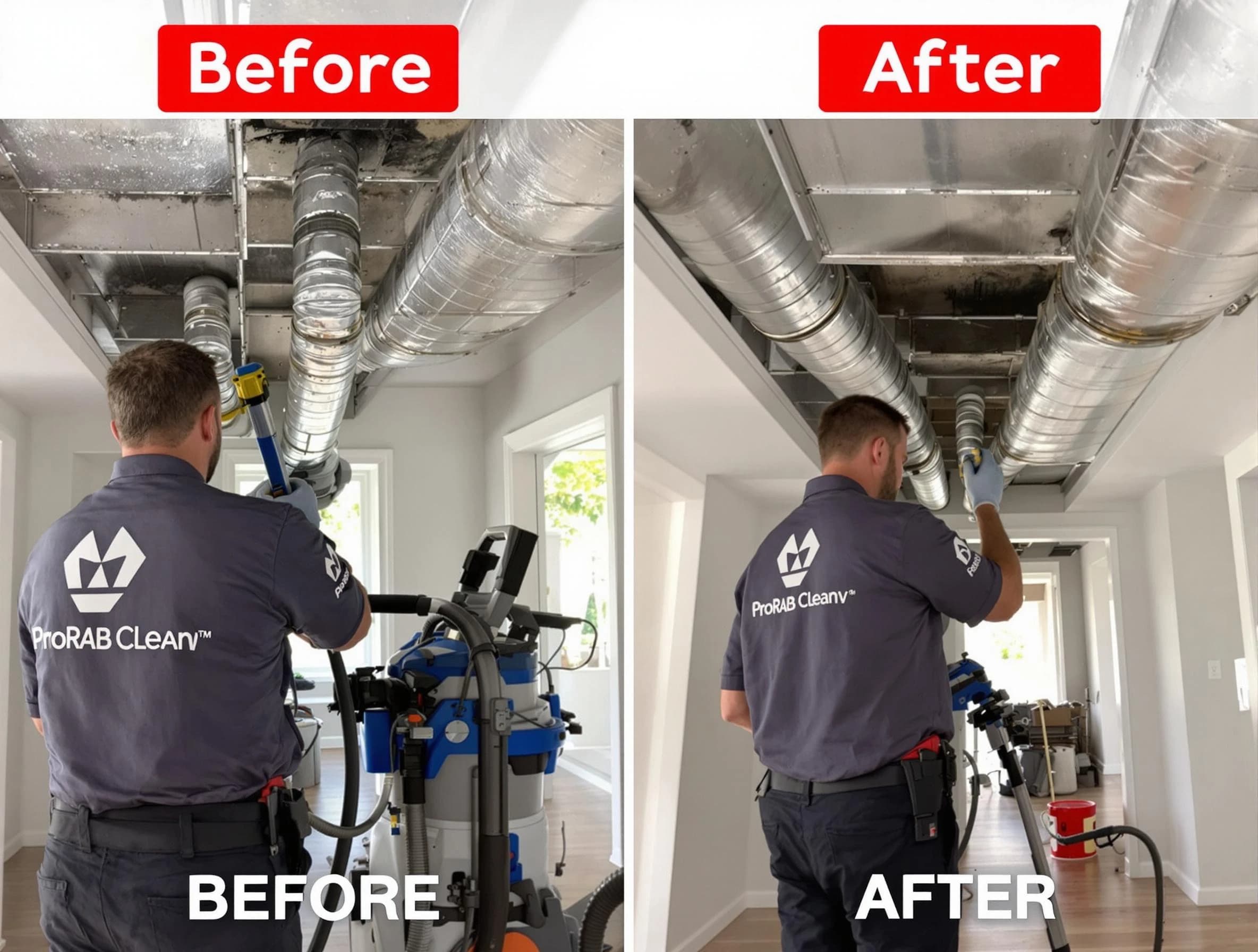 Newton Air Duct Cleaning expert performing thorough residential duct cleaning in a Newton home