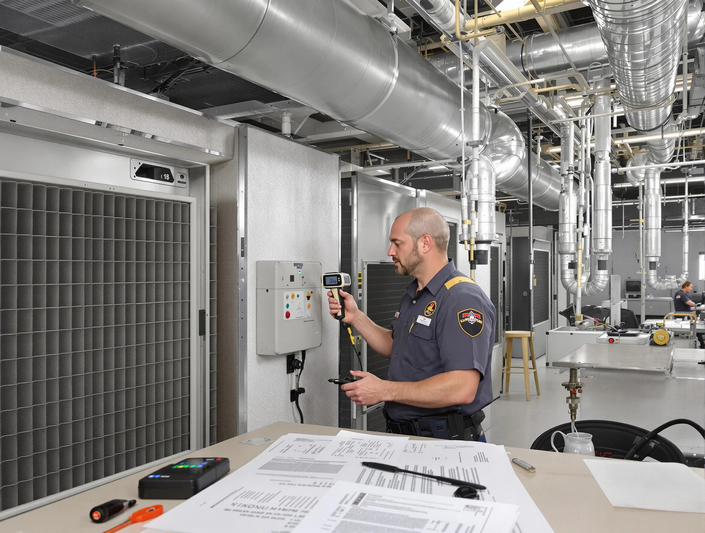 Professional filter system inspection by Newton Air Duct Cleaning in Newton