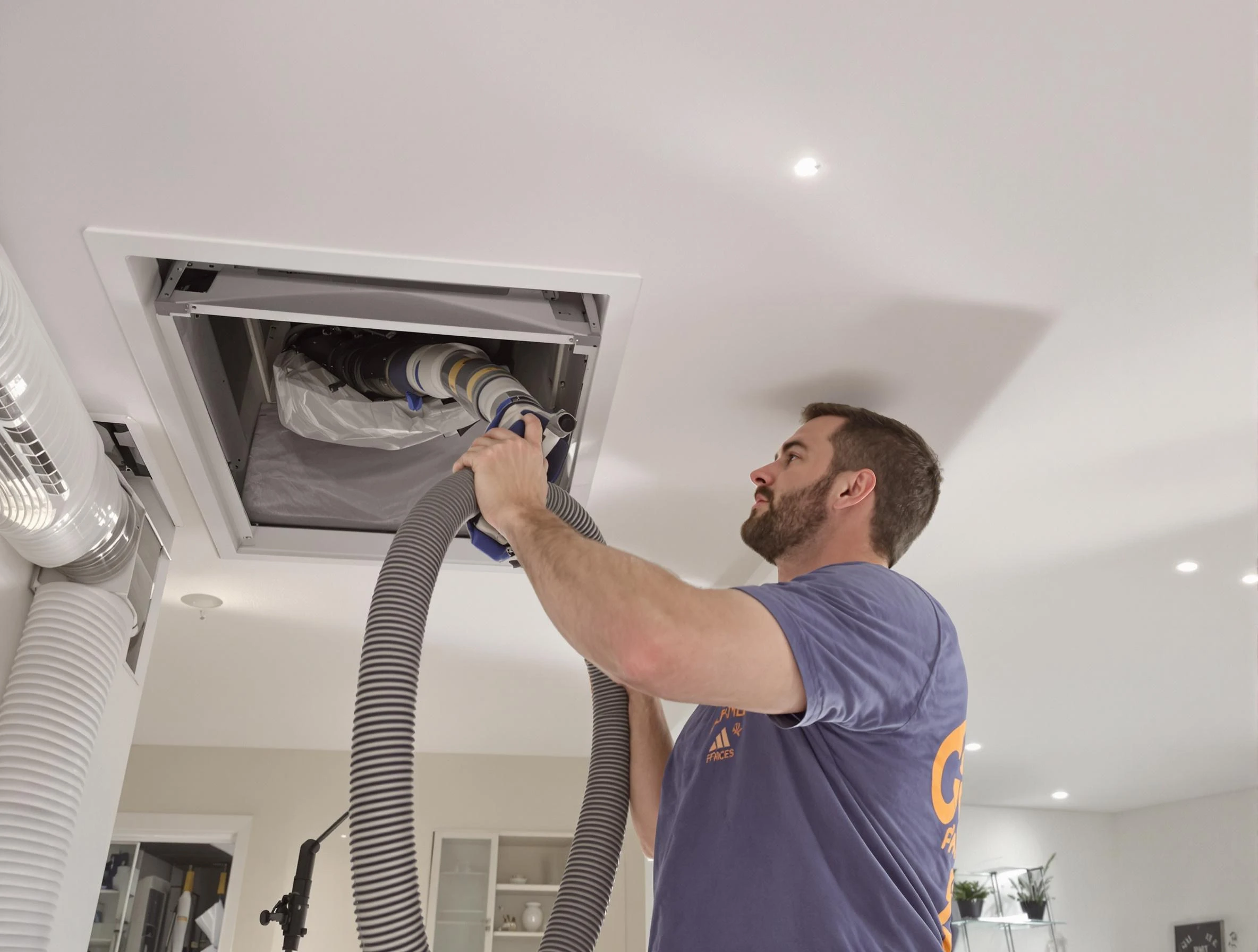 Precision indoor duct cleaning by Newton Air Duct Cleaning in Newton